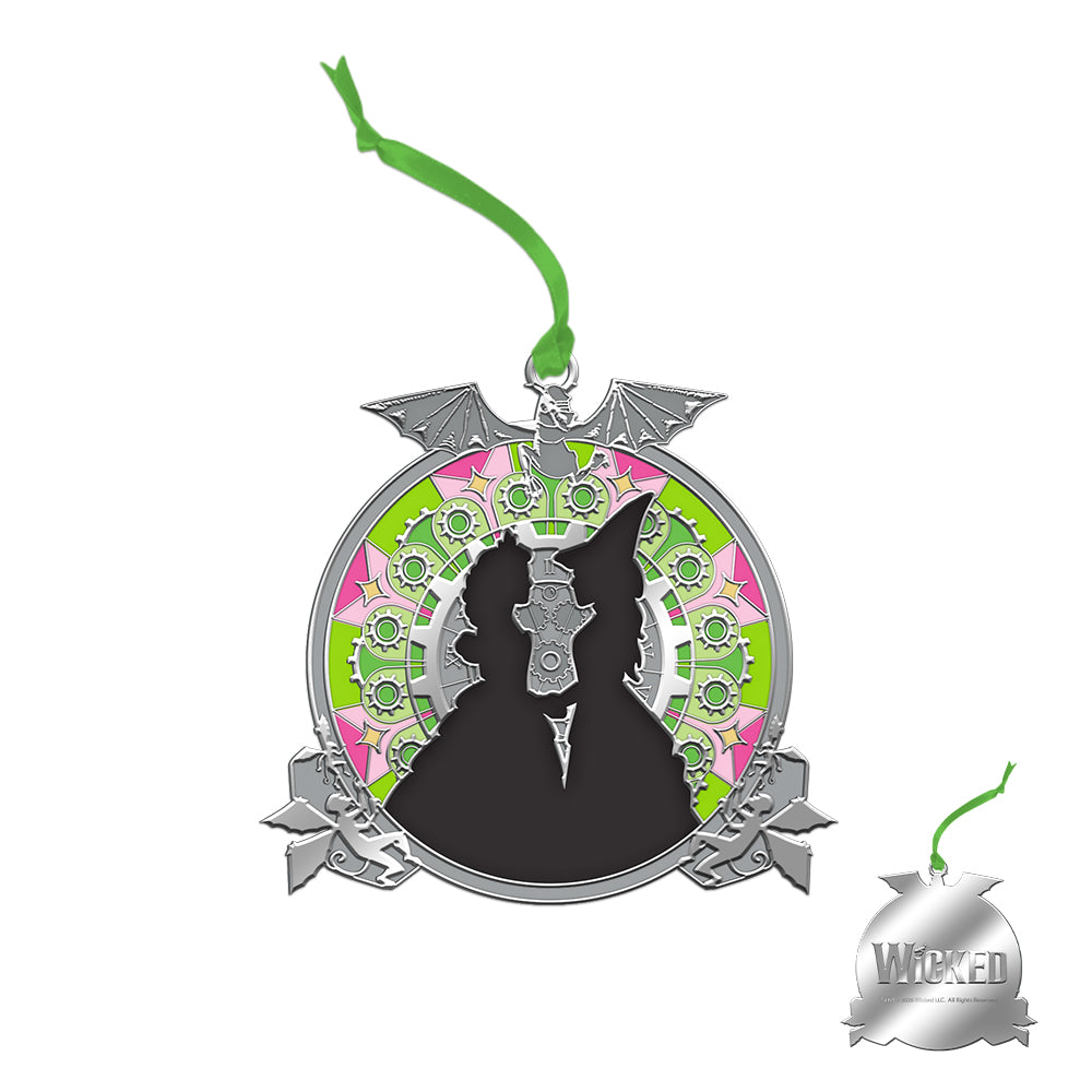 Wicked Pink Green For Good Ornament