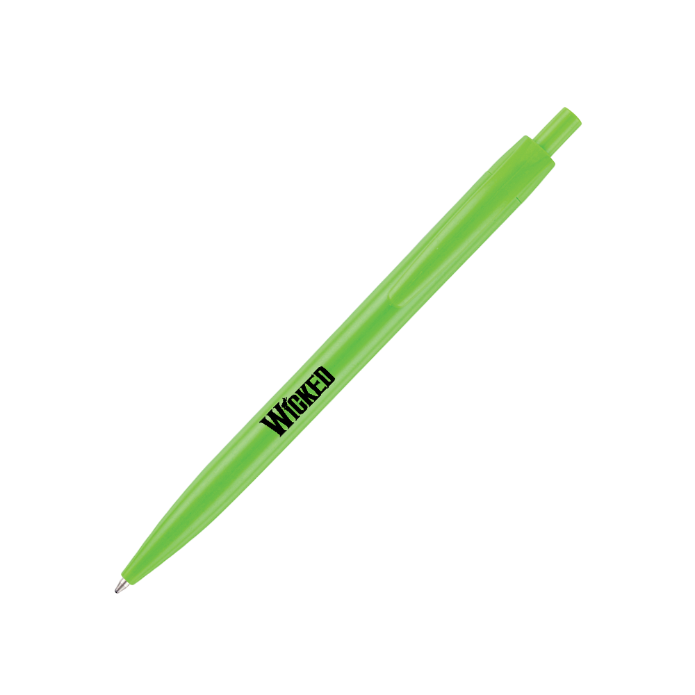 Wicked Logo Green Click Pen