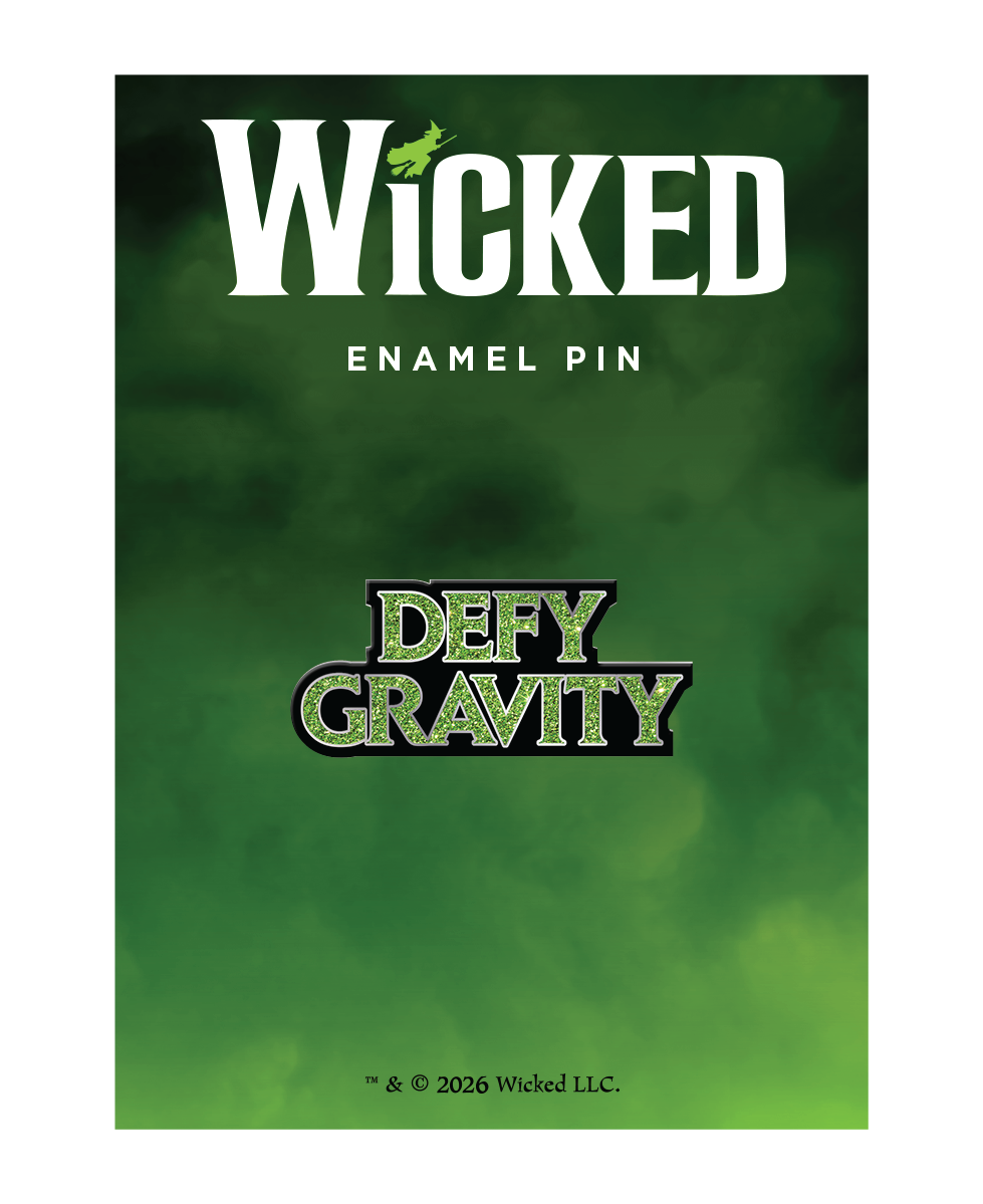 Wicked Defy Gravity Glitter Pin