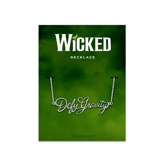 Wicked Defy Gravity Script Necklace