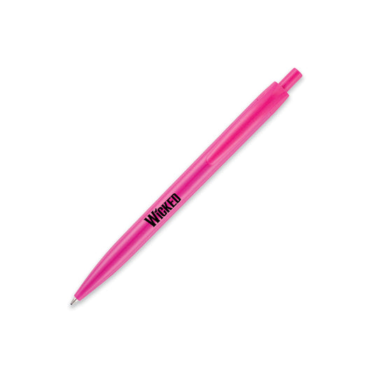 Wicked Logo Pink Click Pen